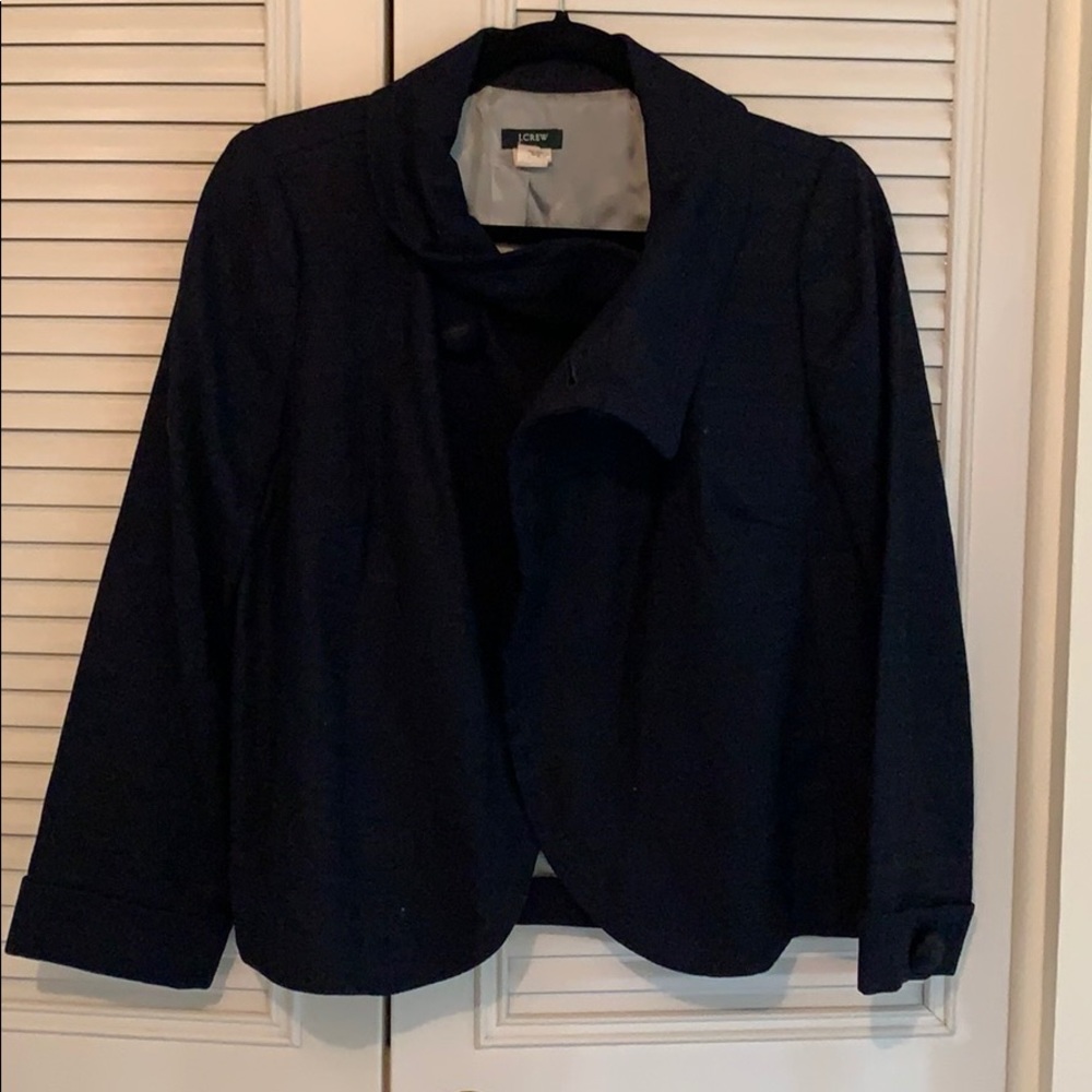 J Crew short pea coat